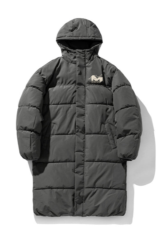 Warm Winter Long Down Hooded Jacket