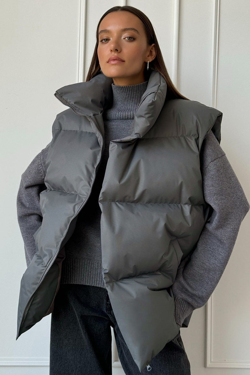 Women's Classic Layered Puffer Vest