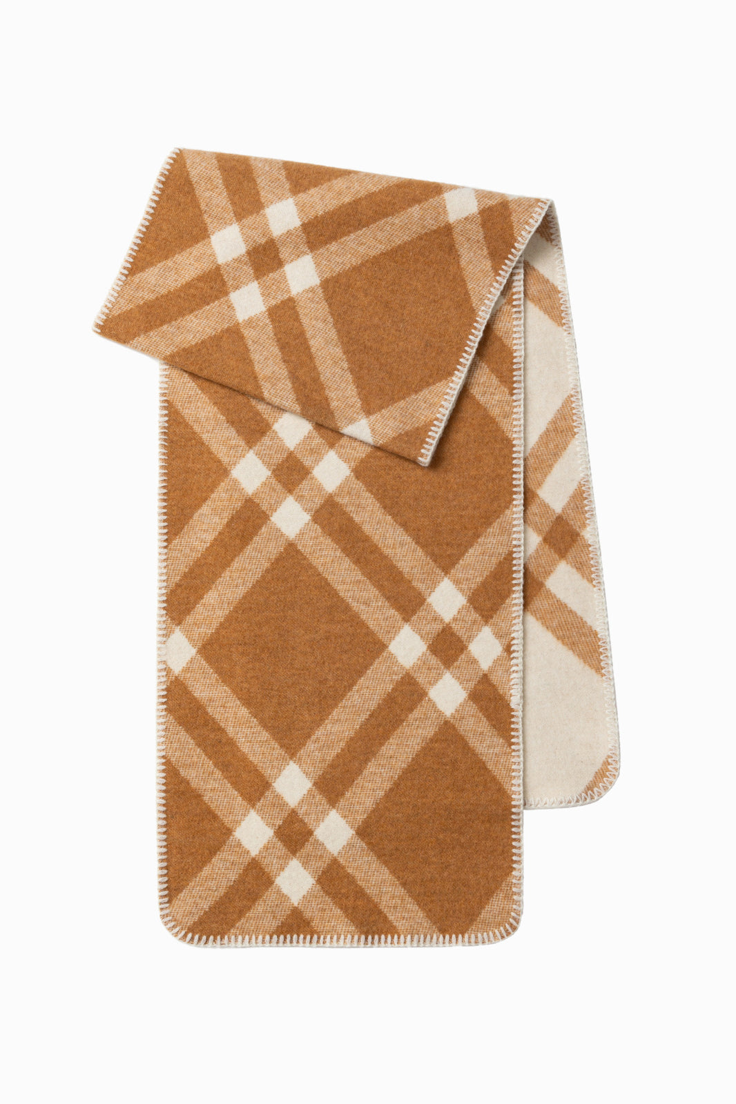 Classic Stylish Plaid Wool Scarf