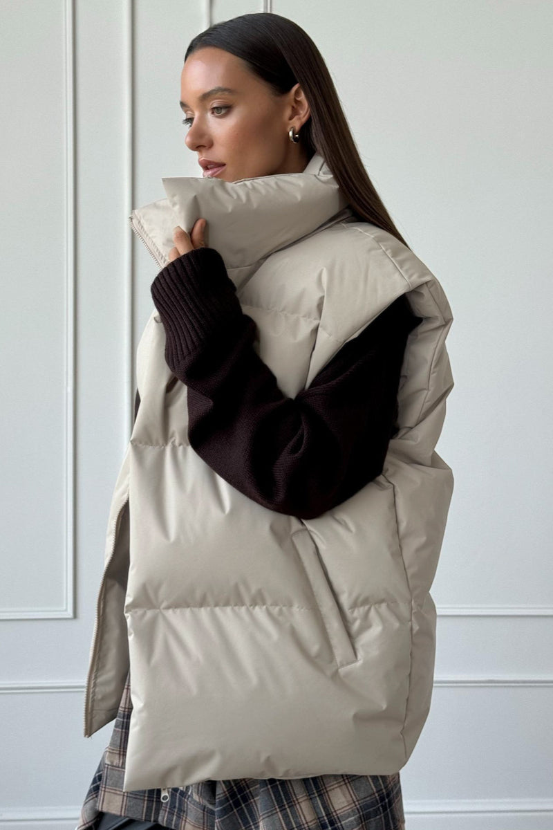 Women's Classic Layered Puffer Vest