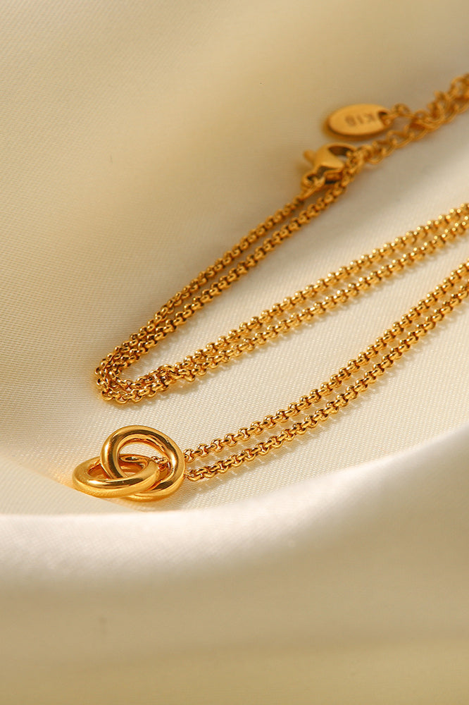 Elegant Gold Link Chain Necklace