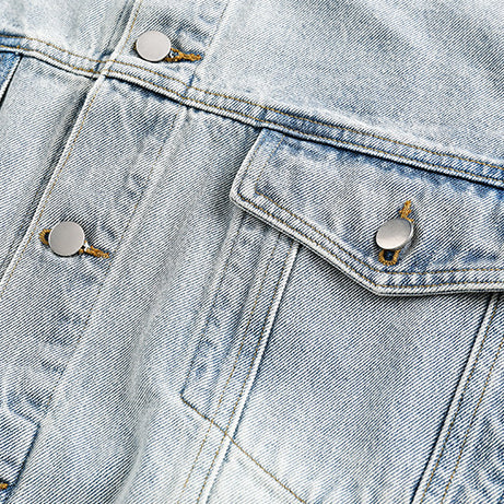 Classic Gradient Washed Denim Jacket