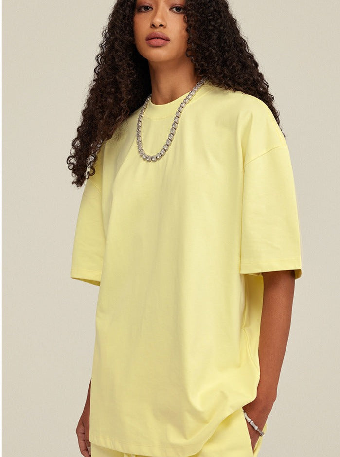 Trendy Yellow Short-Sleeved Top