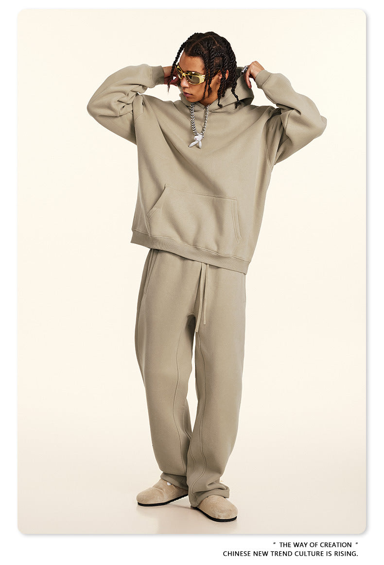 Oversize Hoodie Kapuzenpullover Sweatshirt Bequem Lang Modisch