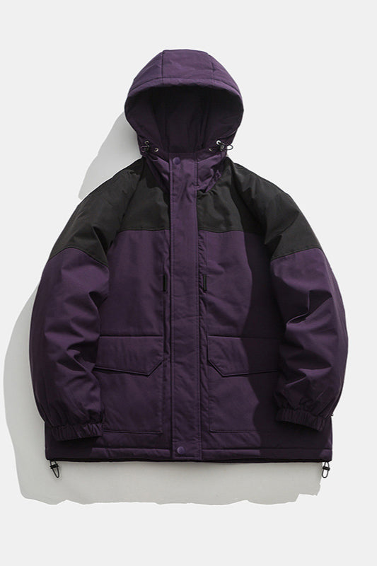 High-Performance Waterproof Colorblock Jacket