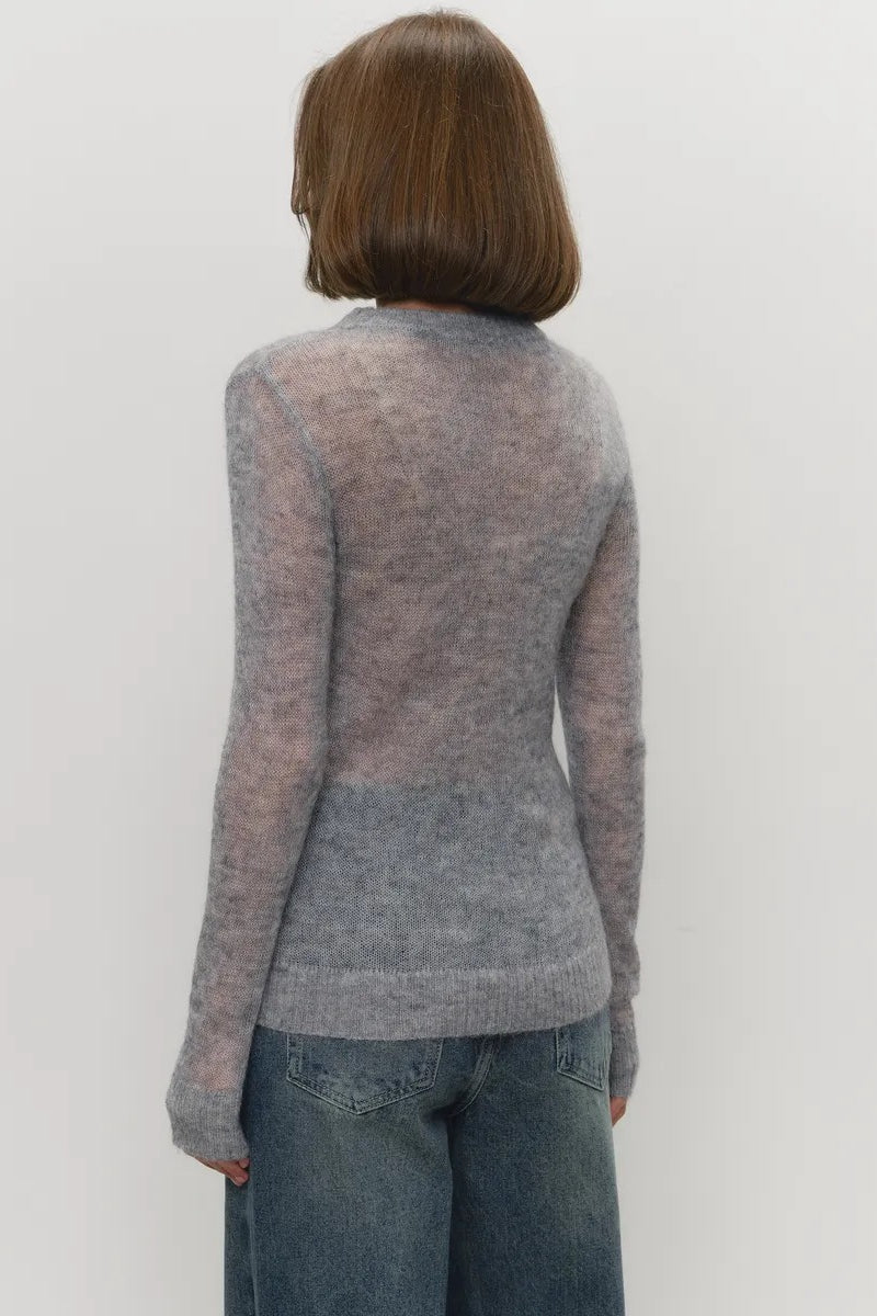 Aurielle Sheer Knit Pullover