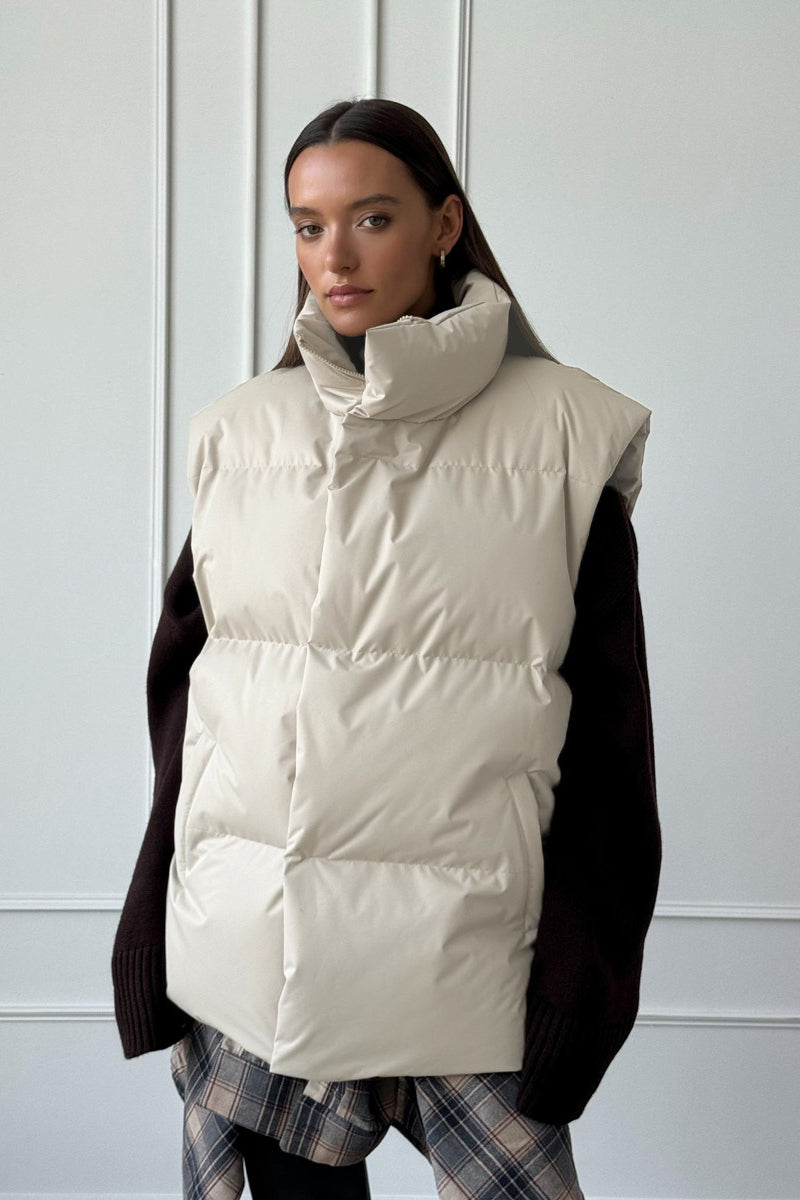 Women's Classic Layered Puffer Vest