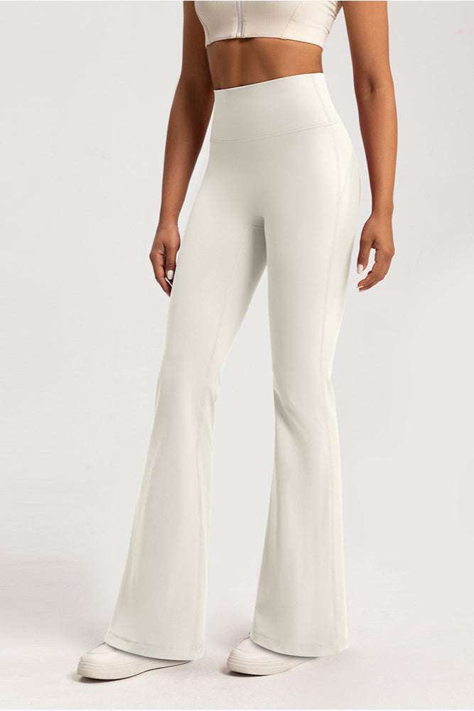 Sleek High-Waisted Flare Yoga Leggings