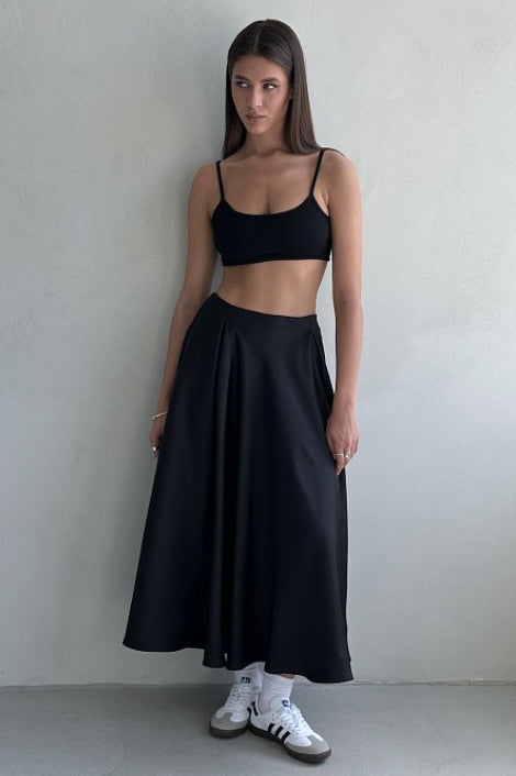 Etherea Draped Silhouette Skirt