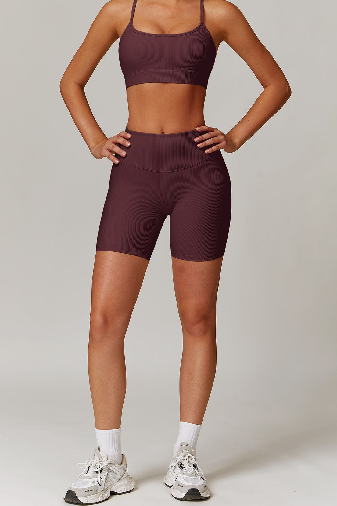 Women's High Waisted Athletic Shorts Fit Workouts